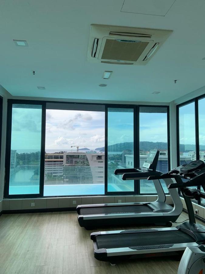 Sky Suite Top Floor With Rooftop Pool & Gym Kota Kinabalu Eksteriør bilde